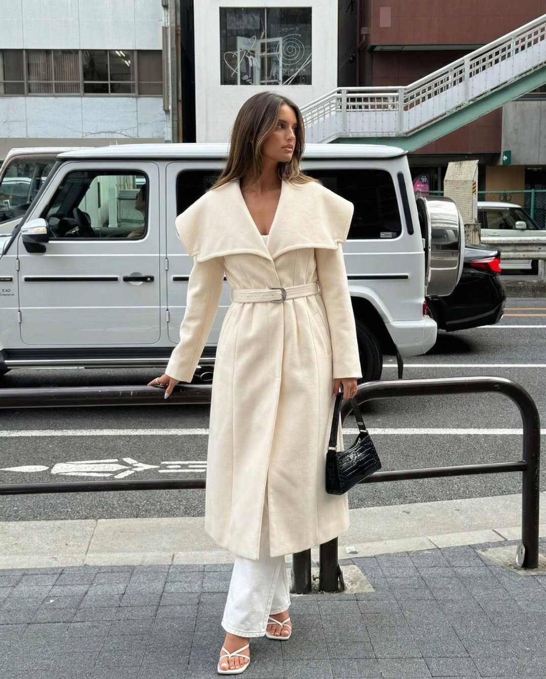 Hattie | Longline Belted Trench Coat