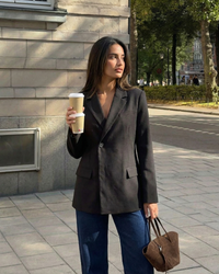 Mary | Structured Tailored Black Blazer