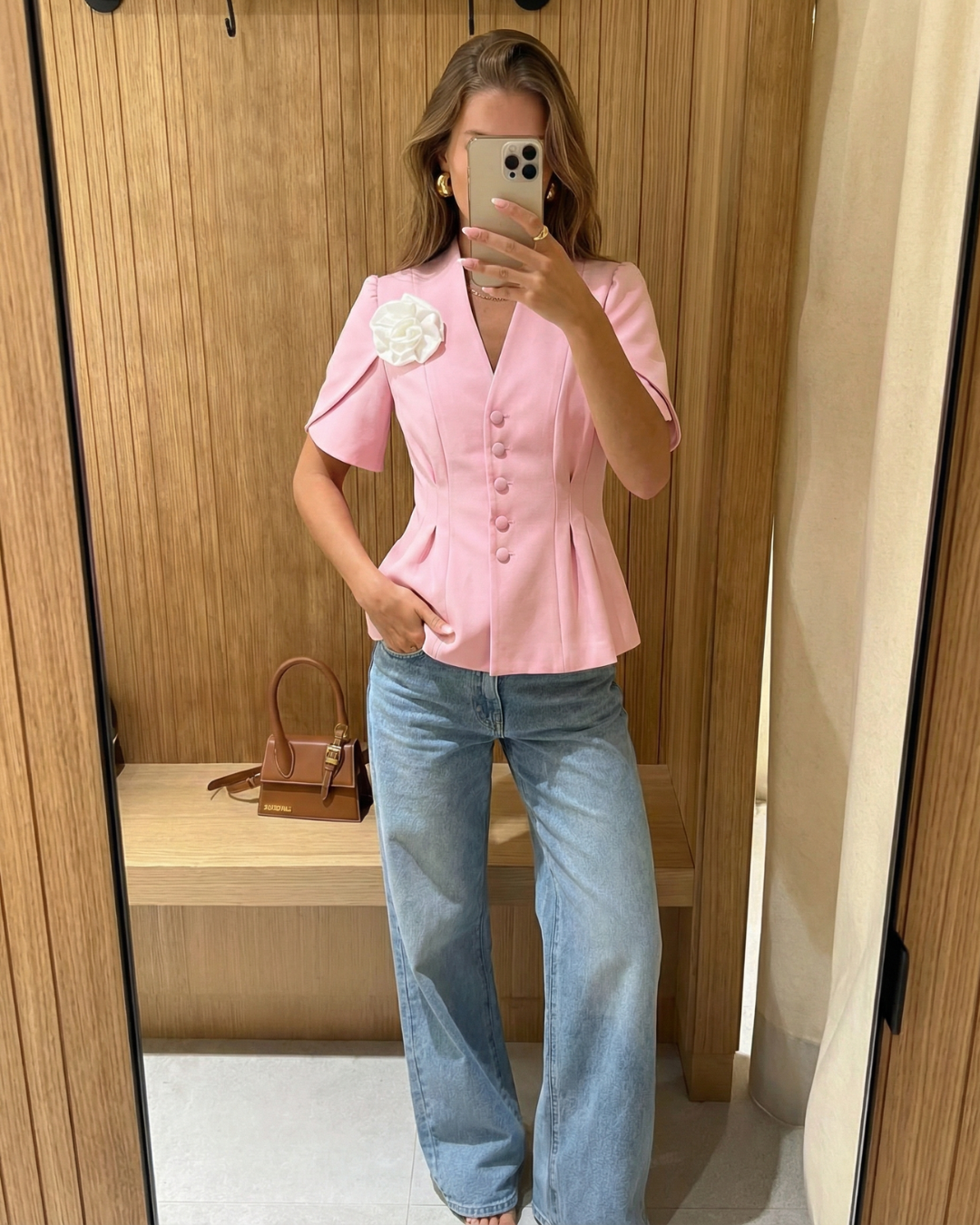 Francesca | Fitted Peplum Top