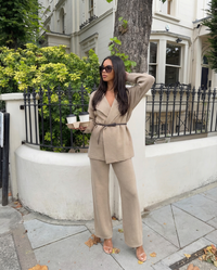 Cora | Relaxed Ribbed Knit Co-ord Set