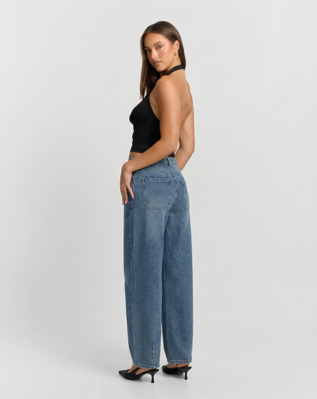 Lola | High Waist Wide Leg Jeans