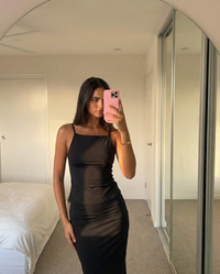 Orla | Square Neck Spaghetti Strap Jersey Tank Top
