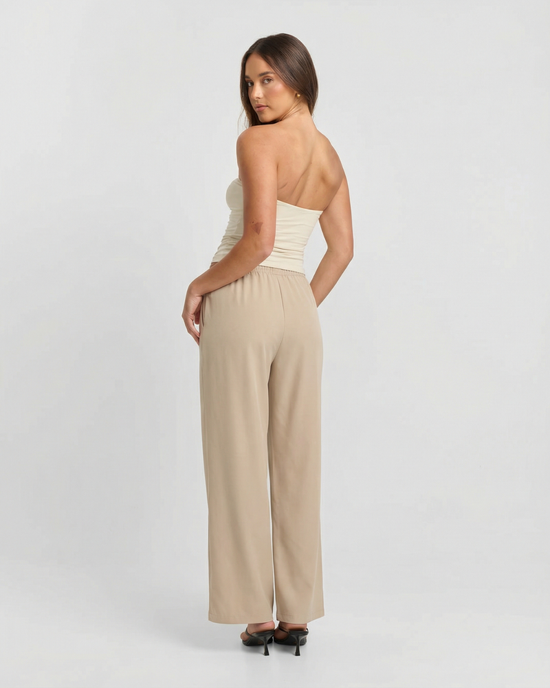 Eliza | linen wide leg pants