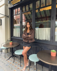Adeline | Cropped Double-Breasted Trench Coat