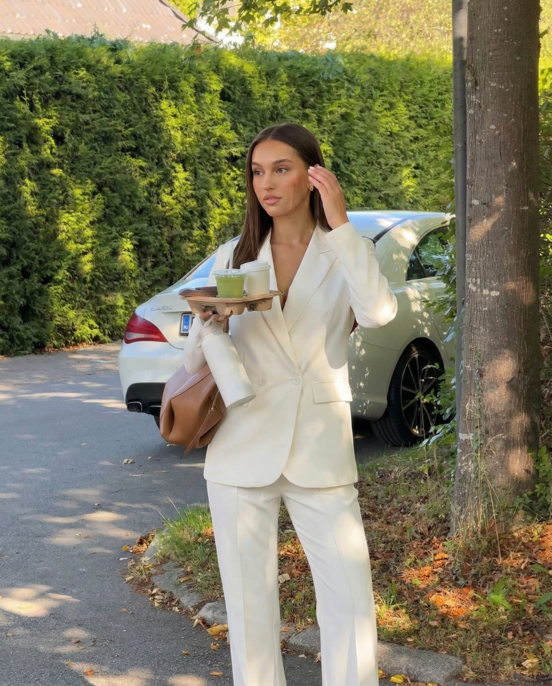 Iris | Double Breasted Blazer Suit Matching Set