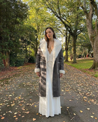 Elspeth | Longline Faux Shearling Coat