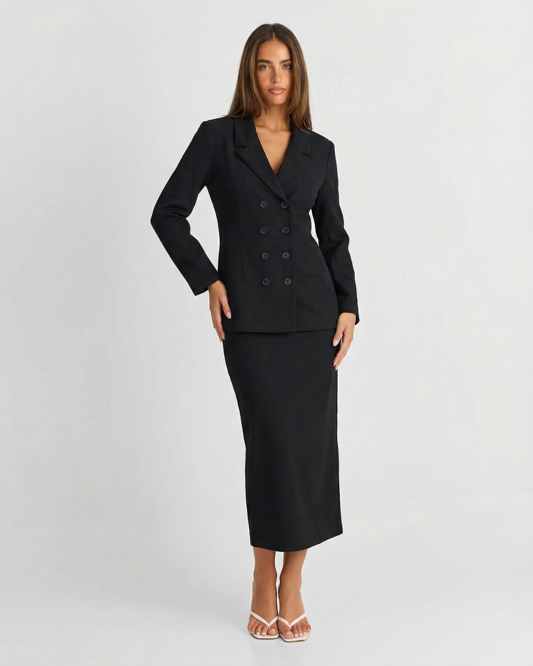 Victoria | Blazer & Midi Skirt Co-ord Set