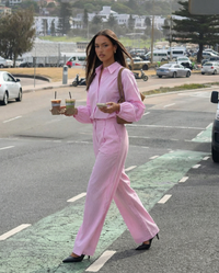 Clara | Striped Cotton Relaxed Wide Leg Co-ord Set