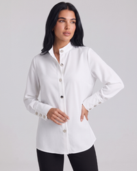 Juliana | Women's Long Sleeve Button Down Blouse Collared