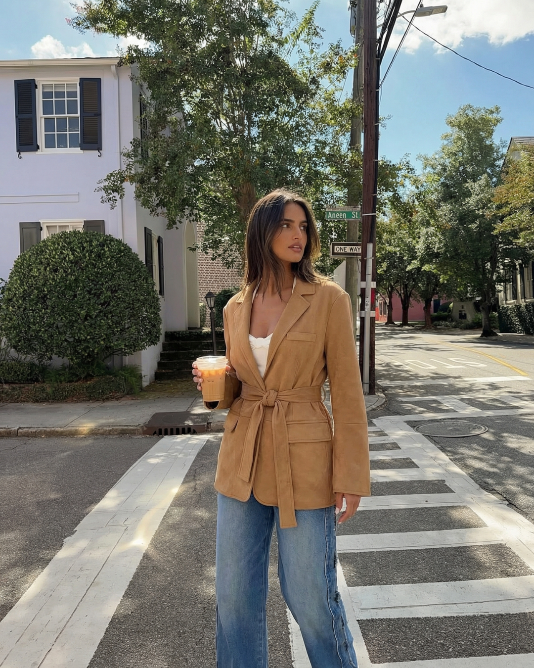 Mollie | Relaxed Brushed Fabric Summer Blazer