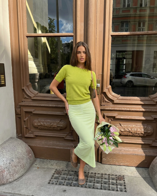 Freya | Spring Short Sleeve Knitted