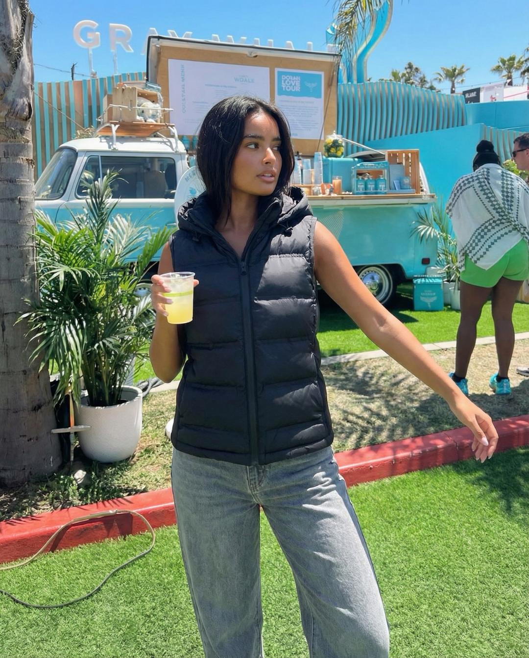 Darcy | Hooded Quilted Puffer Vest