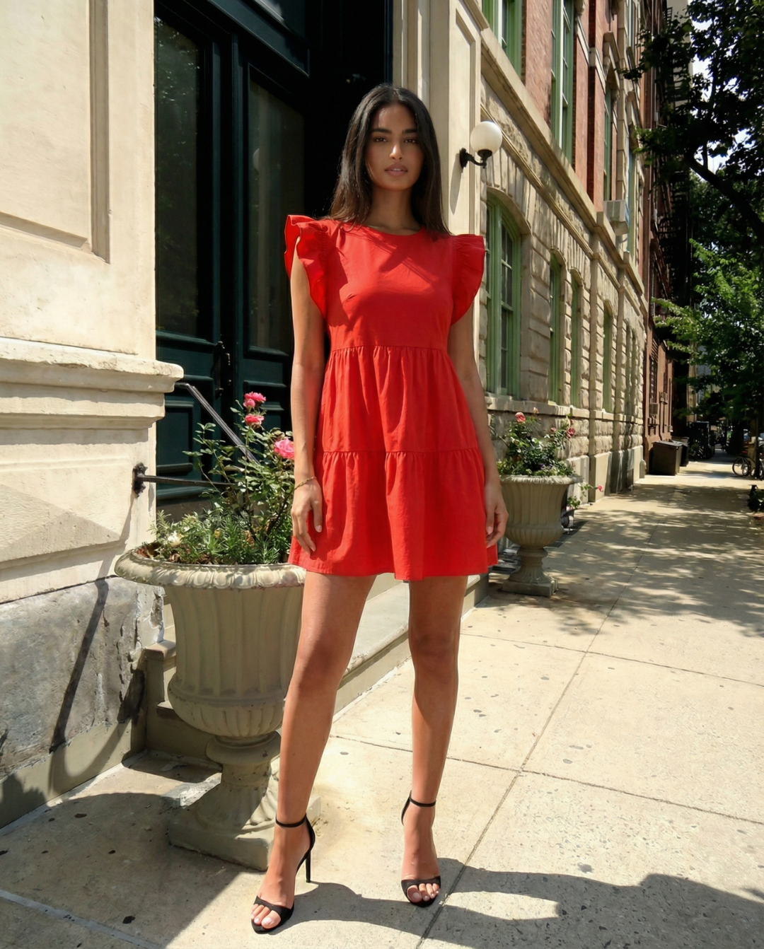 Eden | Tiered Babydoll Mini Dress