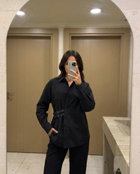 Nancy | Long Sleeve Tunic Blouse