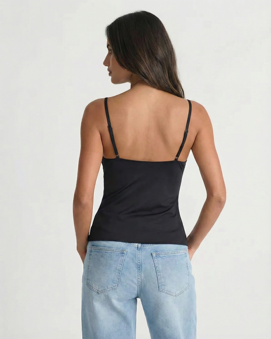 Rebecca | Lace Trim Sweetheart Bustier Top