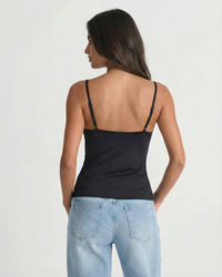 Rebecca | Lace Trim Sweetheart Bustier Top
