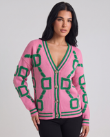 Demelza | Women's Button-Down V-Neck Long Sleeve Cardigan