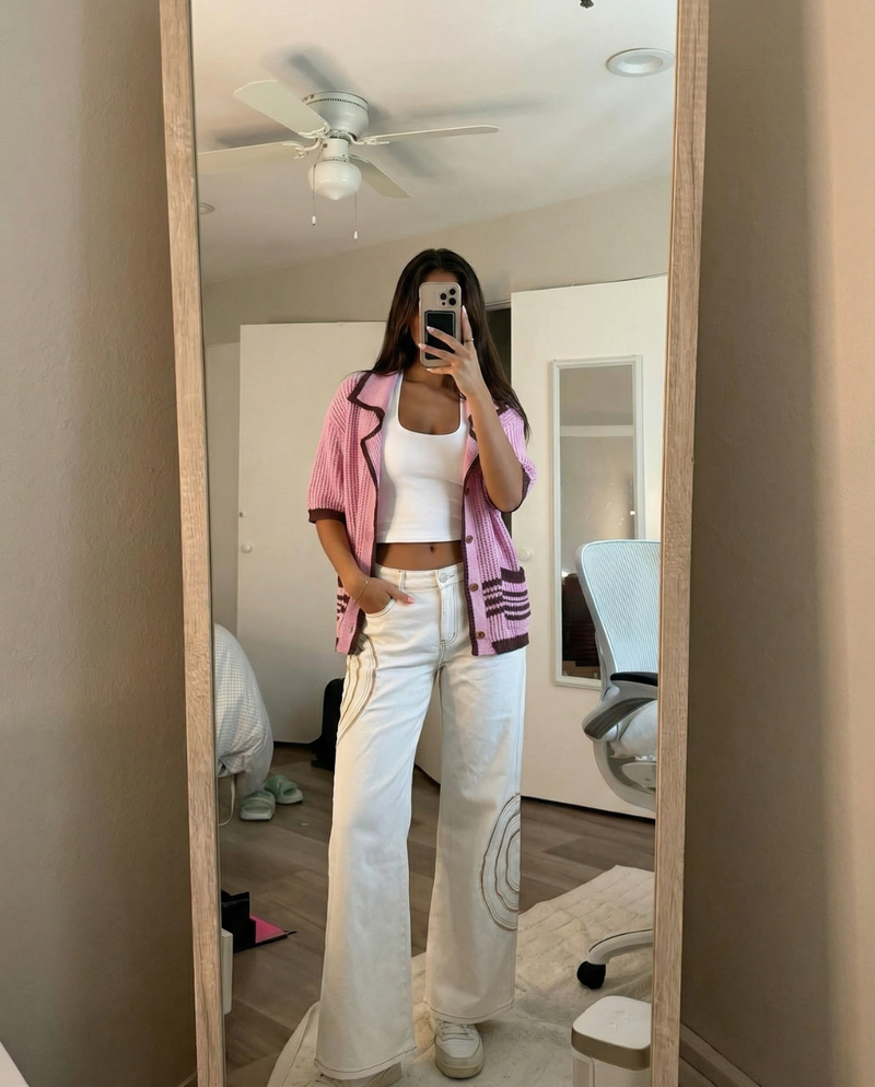 Lucy | short sleeve knit cardigan