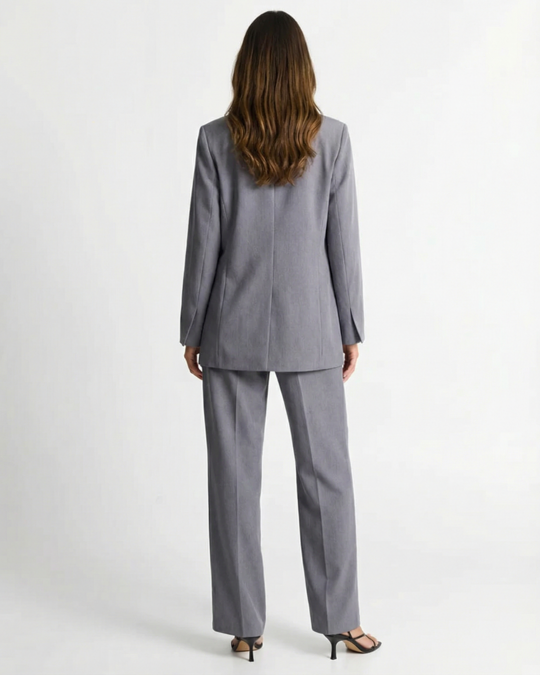 Amelia | Double-Breasted Blazer and Wide Leg Trouser Set