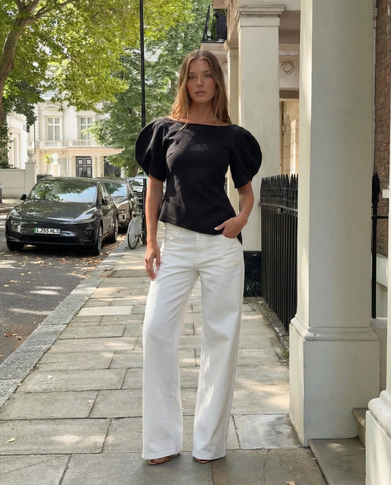 Daisy | puff sleeve top