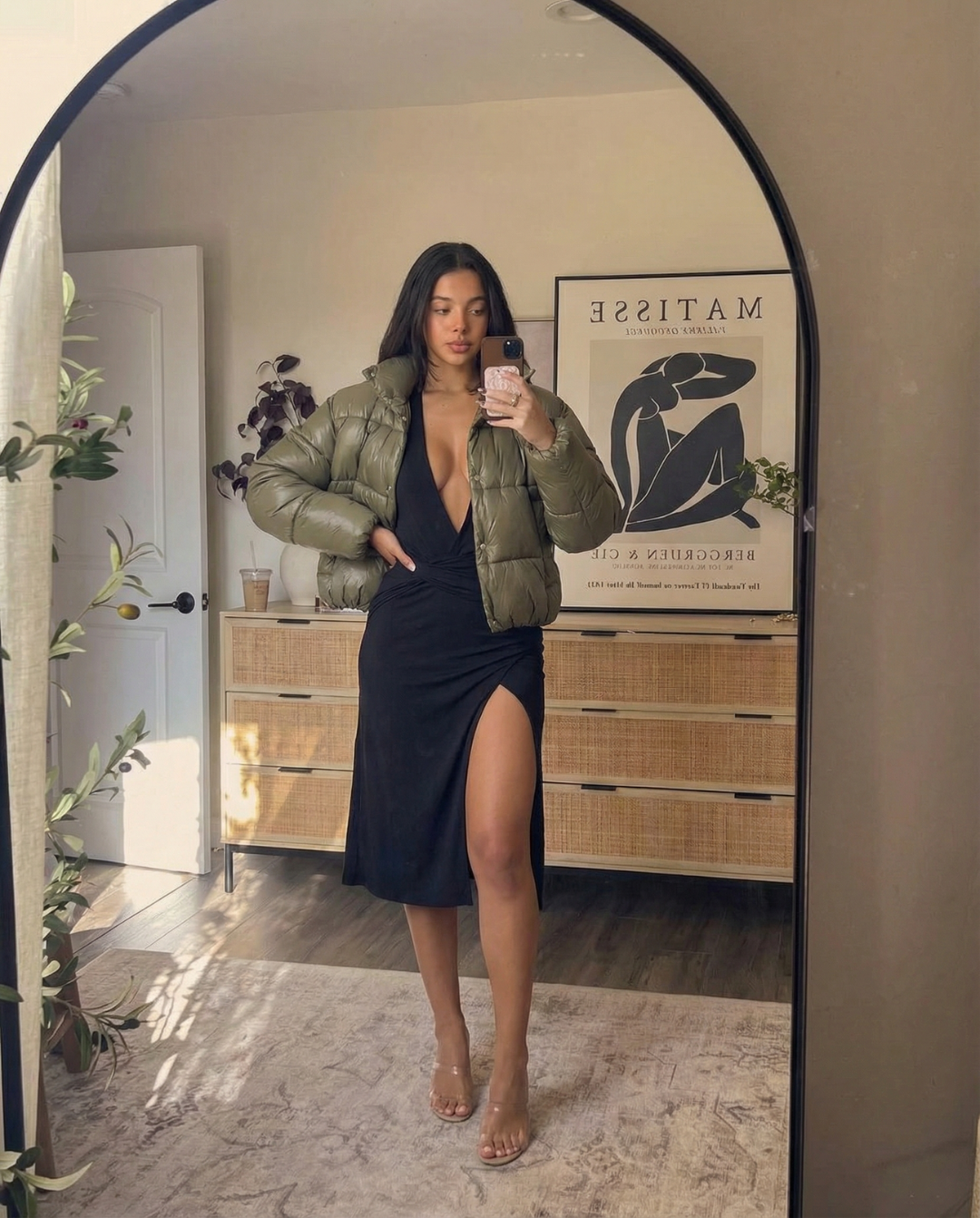 Rosie | High Collar Quilted Cropped Puffer Jacket