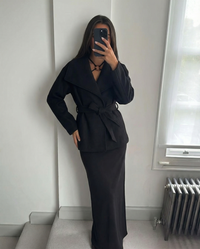 Skye | Cropped Wrap Blazer