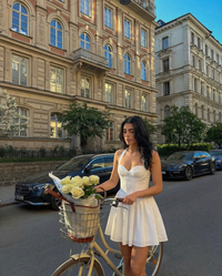 Elspeth | Sweetheart Halter Neck Mini Dress