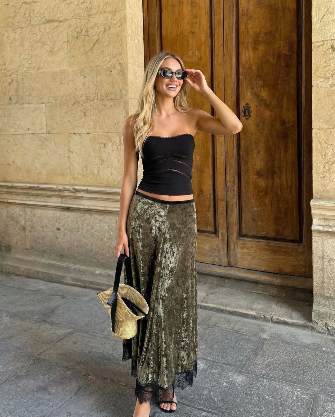 Penelope | flowy maxi skirt