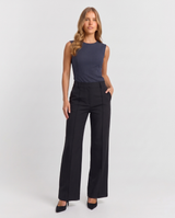 Annabel | Women's High-Waisted Wide Leg Trousers