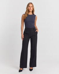Annabel | Women's High-Waisted Wide Leg Trousers