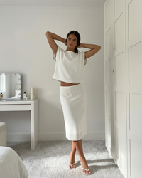 Victoria | White Cap Sleeve Blouse