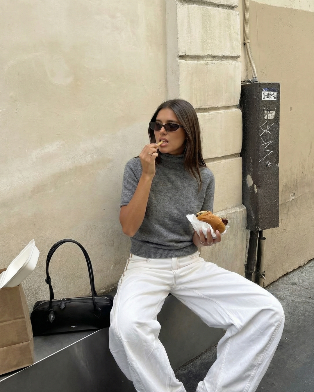 Lyla | Roll Neck Short Sleeve Ribbed Soft Knit Top