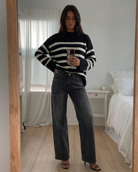 Brianna | Relaxed Striped Knit Top