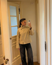 Ella | Cropped Asymmetric Light Jacket