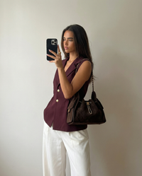Josephine | Lapel Tailored Sleeveless Vest