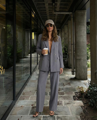 Amelia | Double-Breasted Blazer and Wide Leg Trouser Set