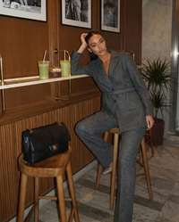Chloe | Belted Blazer Tailored Trouser Suit Set