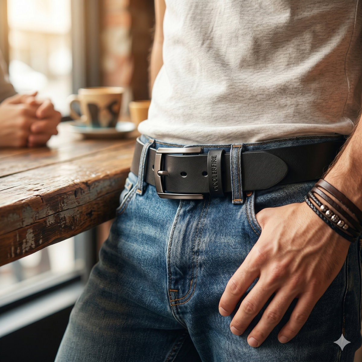 Elias | Casual Belt with Metal Pin Buckle