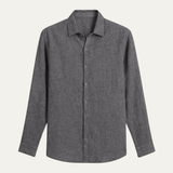 Braden | Loose Fit Linen Blend Button Down Summer Shirt