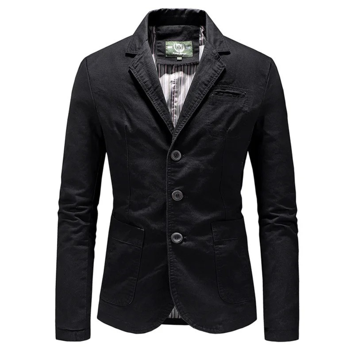 Darnell cotton blazer Black