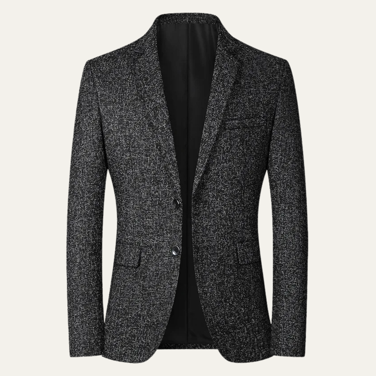 Westbrook men's tweed blazer in Black