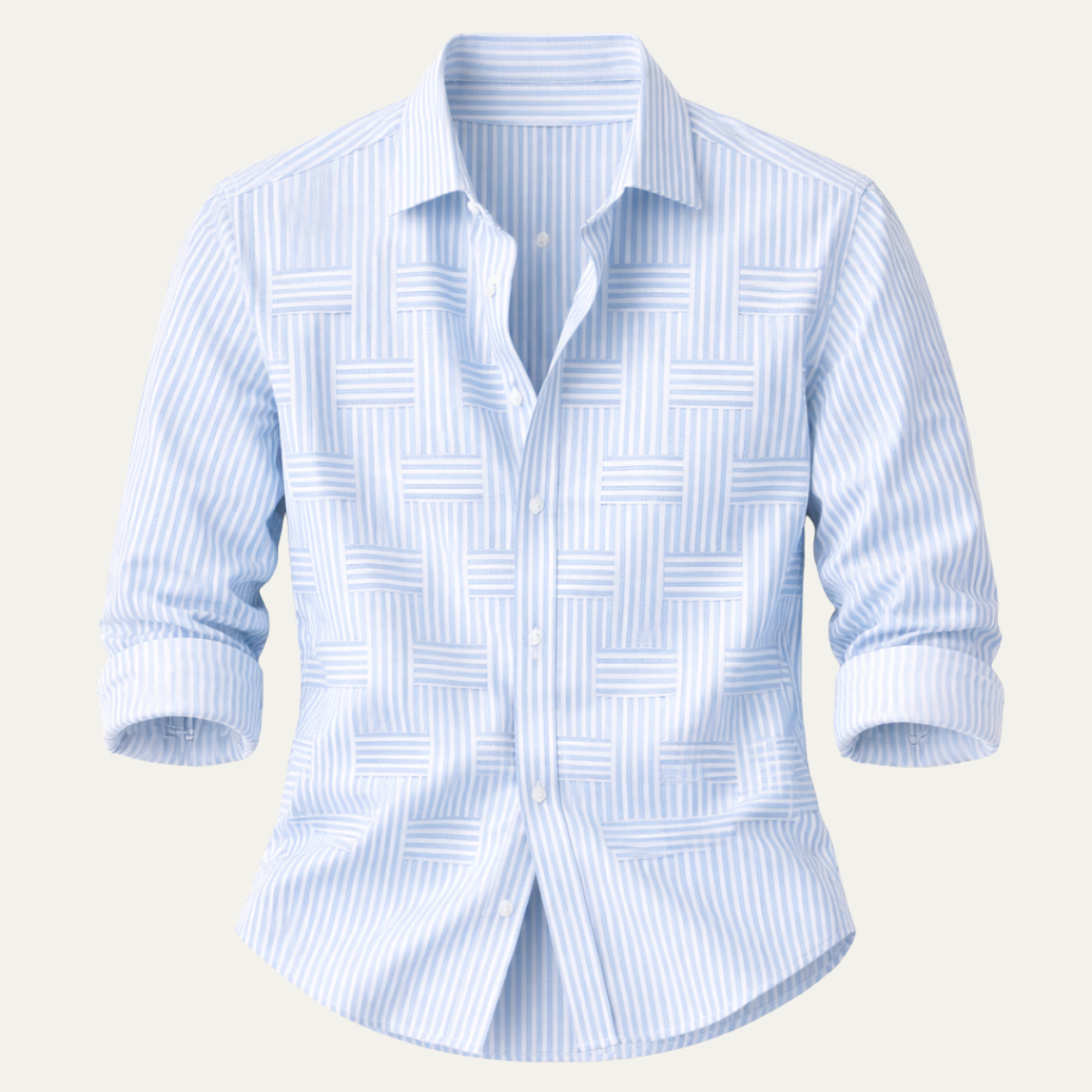 Sutcliffe striped button up shirt, fifth view