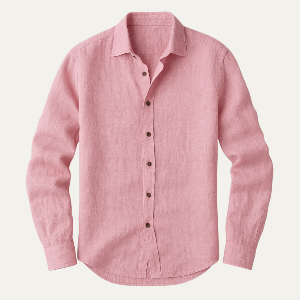 Dennis | Vintage Long Sleeve Linen Shirt