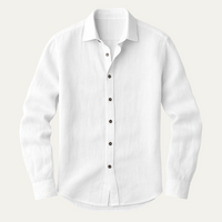 Brindley linen shirt in White