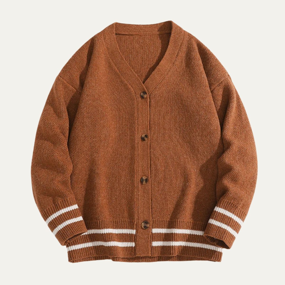 Gawain cardigan in Brown
