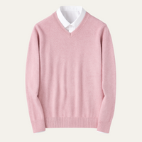 Sebastian cashmere jumper in Pink