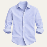 Carter | Men's Smart Casual Striped Long Sleeve Shirt