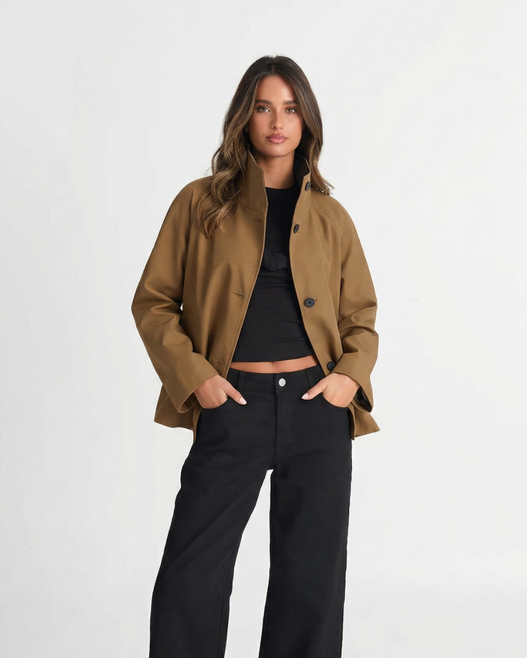 Abigail | Relaxed Cropped Cotton Jacket