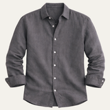 Demetrius | Relaxed Button Up Linen Summer Shirt