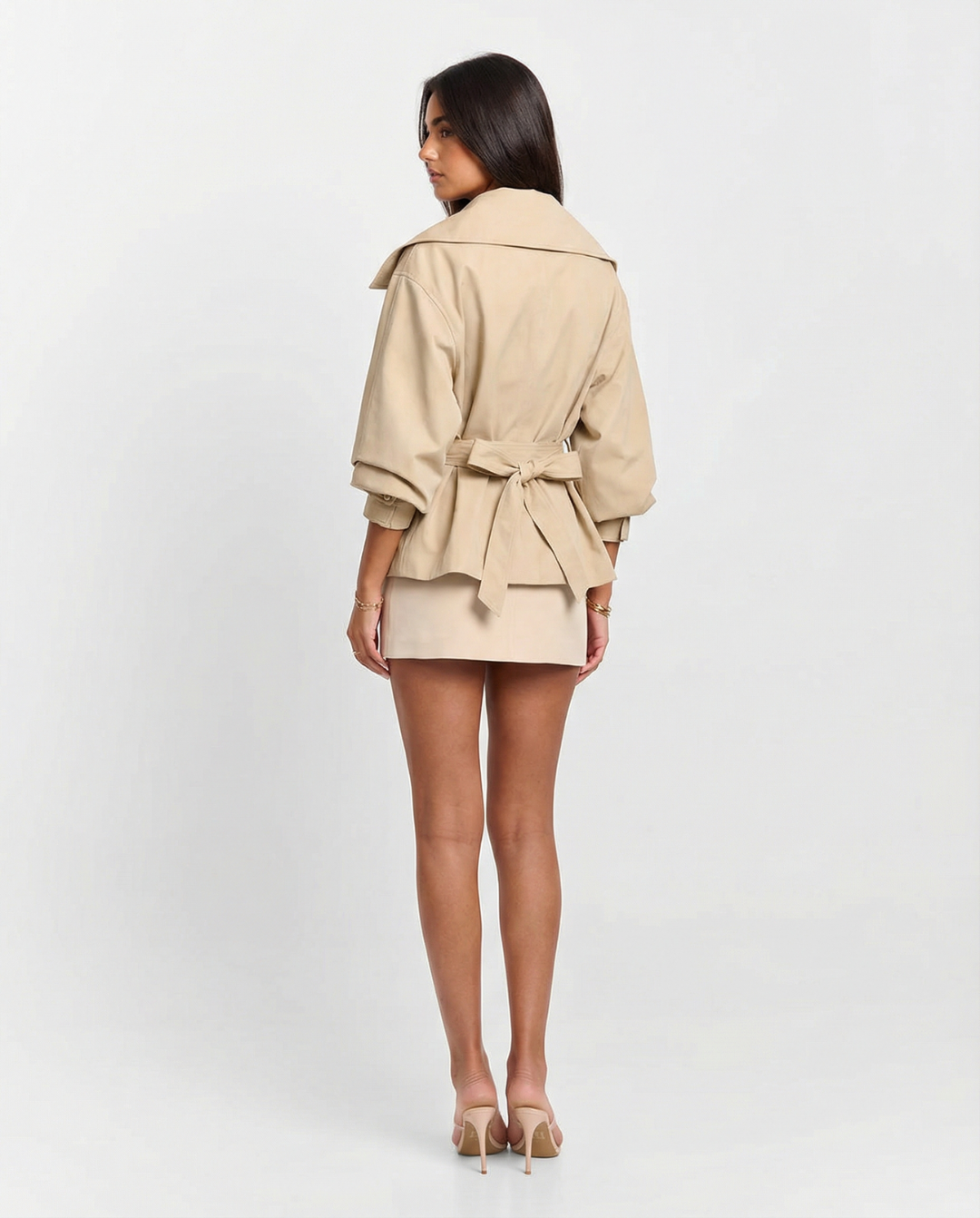 Beatrice | Belted Cropped Blazer